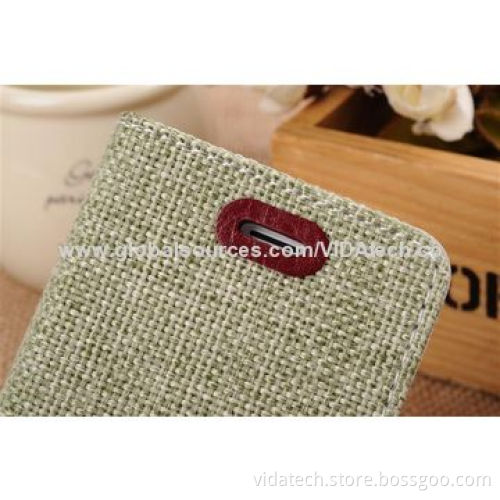 PU Leather Case with Card Slot and Mirror, for iPhone 6 Factory